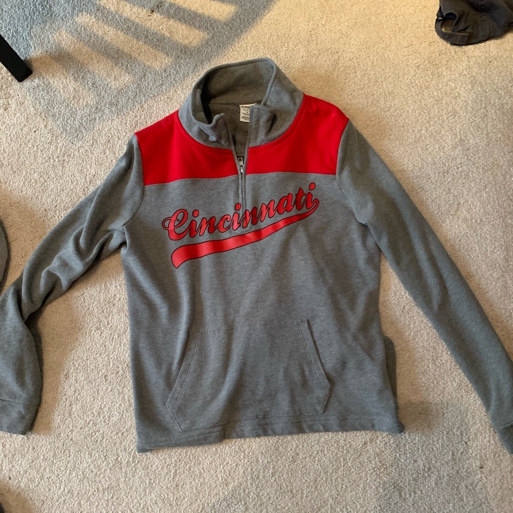 PINK Cincinnati Reds Quarter Zip